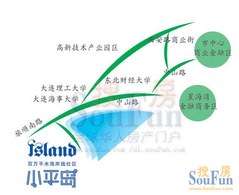 小平岛的相册-交通图