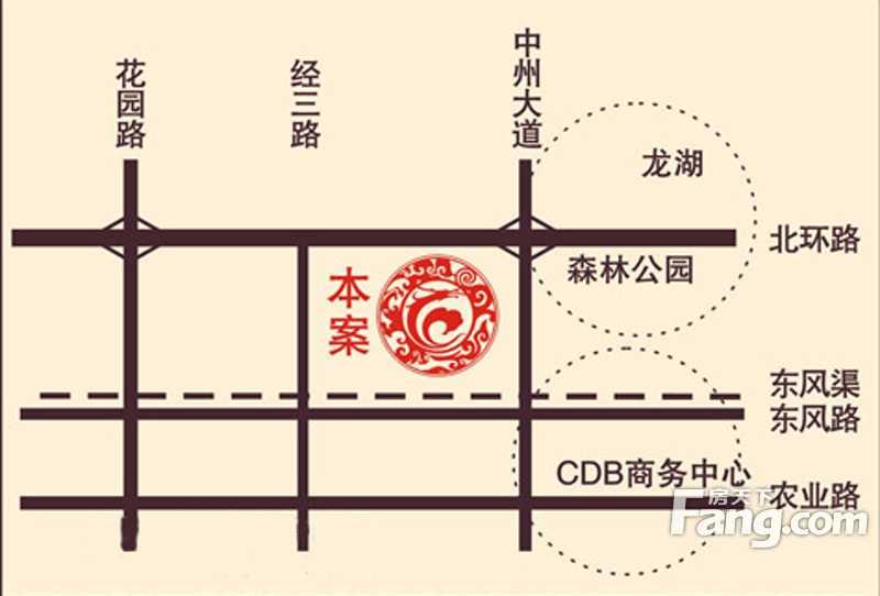 御鑫城交通图