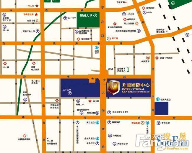 升龙联合广场交通图