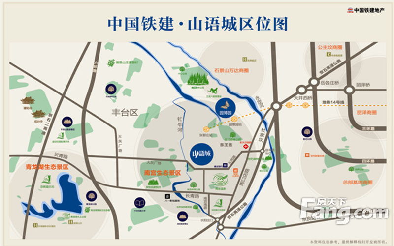中国铁建·北京山语城商铺交通状况