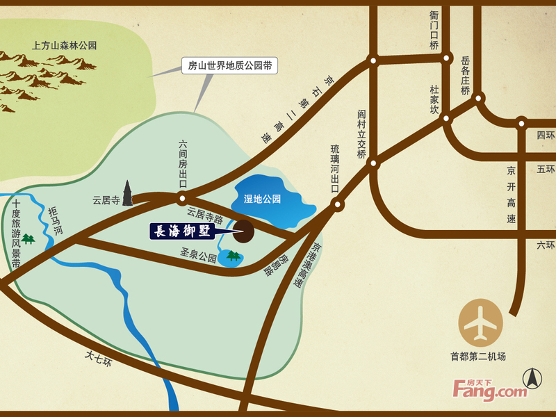 交通图:长海御墅区域图