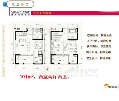 金色家园101别墅户型图