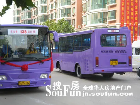 138路公交车开通盛世花城交通再次升级组图