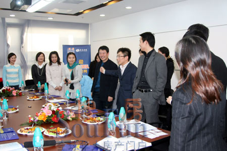 合生创展集团领导介绍到场的北京地区公司团队