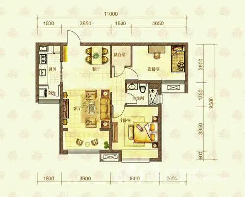 88880888 此次推出全非毛坯高层主要为5,6号楼房源,户型有两室