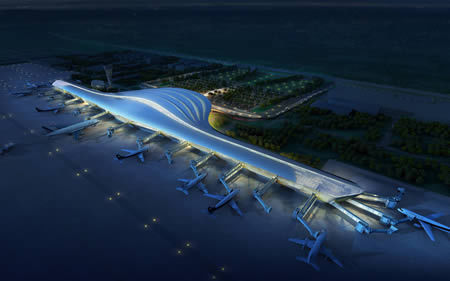 烟台潮水机场建筑设计方案投票 征集市民意见