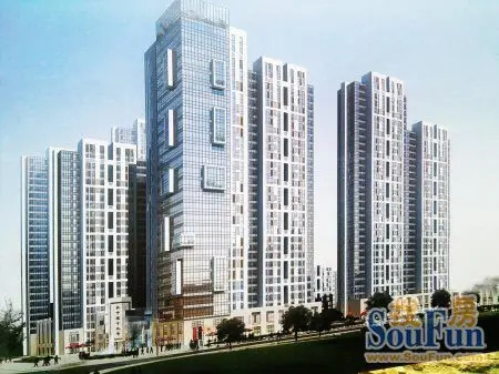 建筑,"宁泽锦苑"商住小区由清华大学据悉设计院设计,经唐山市规划天非设计一重庆天非室内设计公司图片