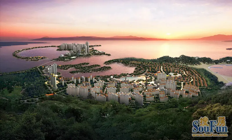小平岛鸟瞰图