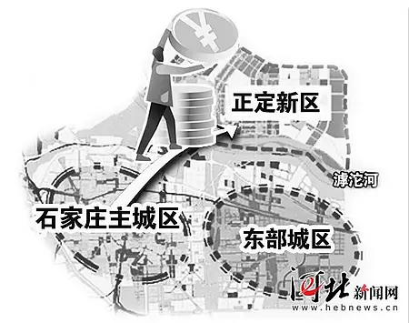 占据滹沱河北岸,正定古城东侧,规划面积135平方公里,与主城区隔河而望