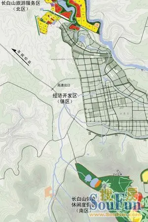 位于吉林省白山市抚松县松江河镇,距长白山机场18公里,距天池风景区60