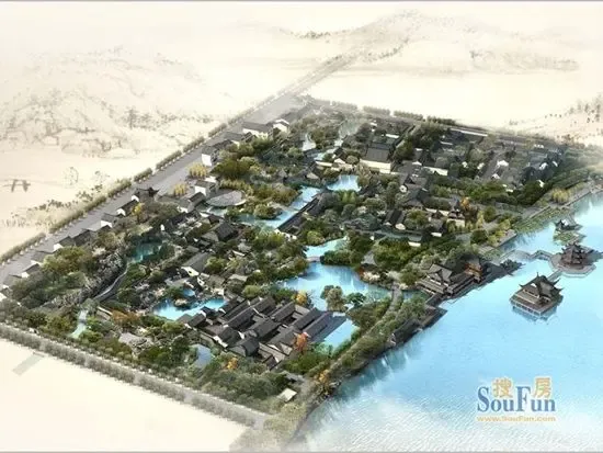 财富江南:江南仿古风情 盘锦大型旅游地产
