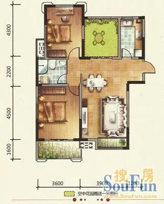 天鹅湾高层户型图