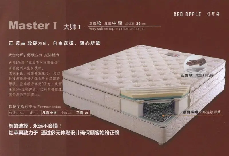 测评:红苹果大师i床垫 让你拥有健康舒适的睡眠