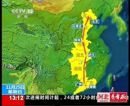 京广高铁京石郑段试运行省内6市有望实现通高铁