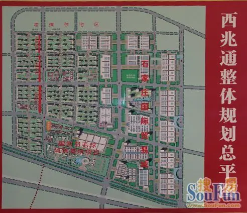 石兆金街整体区域规划图目前,石兆金街周围仅有凌透村内部的生活配套.