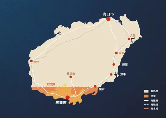 长年受南海海洋气候影响,海南岛也唯有三亚这一带是属于北纬18度的