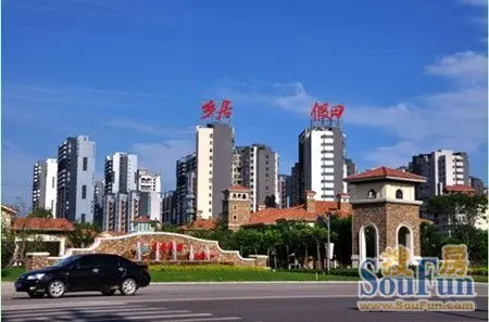 大陆乡居假日主入口实景拍摄