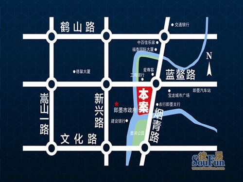 华通金融中心交通图