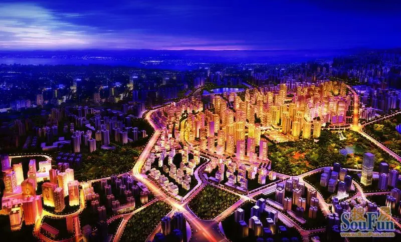 作为九龙新兴的中央居住区,盘龙新城兴建三横三纵路网让新城享便捷