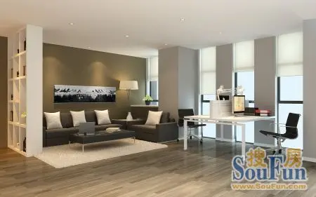 连盛soho室内装修效果图
