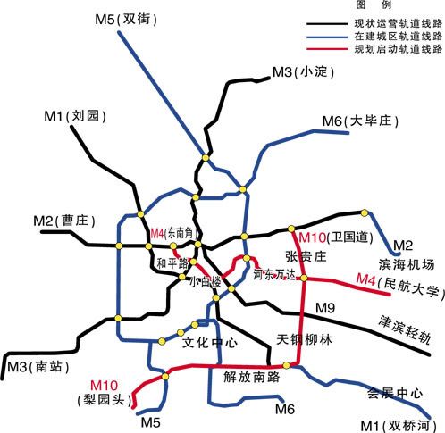 津地铁4/10号线今年启建 双街天钢柳林将通地铁