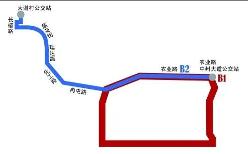 郑州b20路公交车路线图,郑州909路公交车路线图 车从农业路中州大道站,大谢公交站对发,标志着郑州的第二条快速公交&m