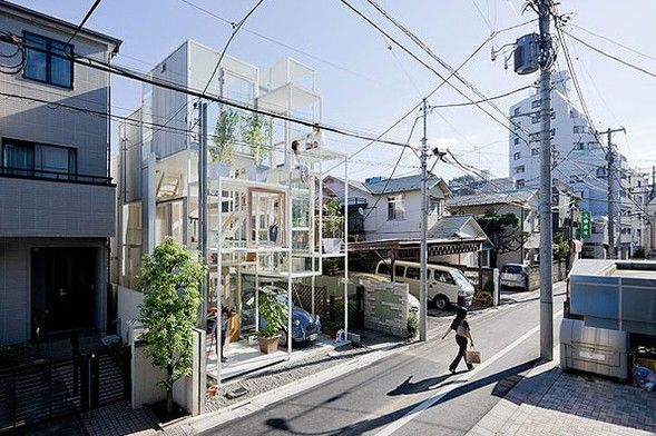 东京那个美丽而通透的家 如此不设防的居室你敢住吗 