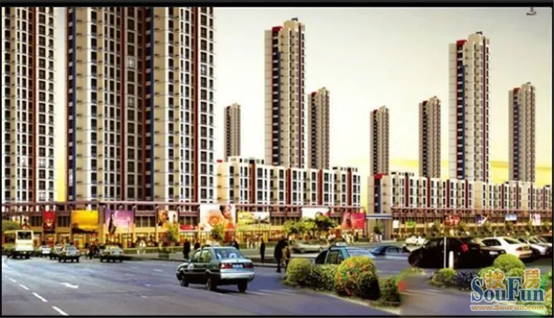 水岸华城位于北票市台吉新城台吉大街与规划路交汇处,由宏达集团开发