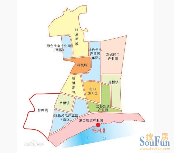 (扬州经济开发区规划图)图片