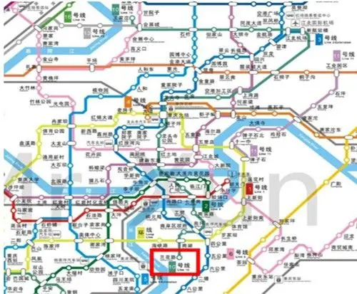 轻轨10号线站点落子南岸无缝换乘便利多