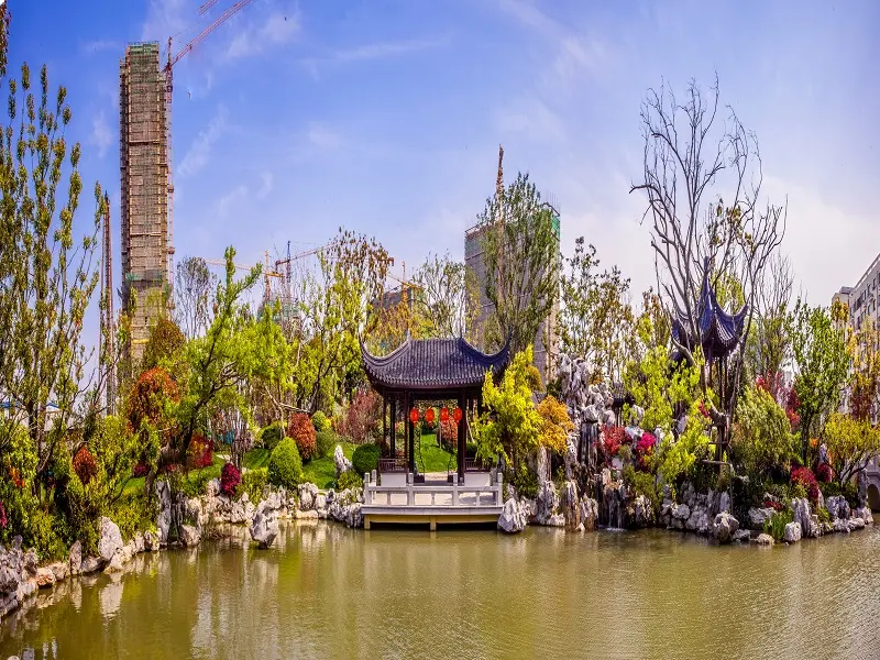 最美不过春意浓 实拍颐景园360°高