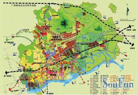 新塘镇总体规划图