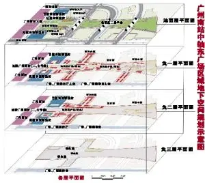 广州南站中轴东广场区域地下空间建设将作调整,从昨日起,控规方案开始