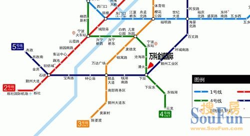 未来地铁4号线,5号线建成后,万科金域国际的交通将更加便捷,其距离5