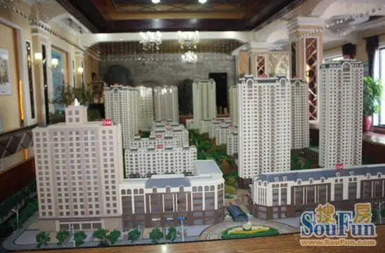 辽阳房地产项目之中天城市广场实景图