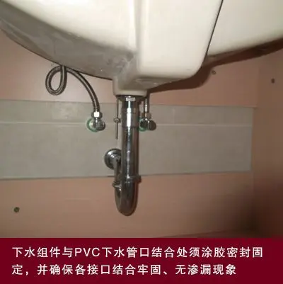 浴室里的"禁区"二:台盆墙排水区