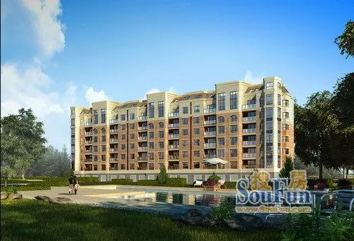 世福佳苑碧春园的浪漫景色