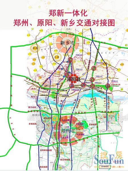 原阳县城乡规划局就"郑新一体化"的规划思考图片