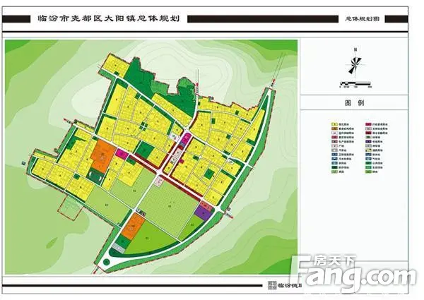 临汾市尧都区段店乡/刘村镇等十二个乡镇总体规划公示