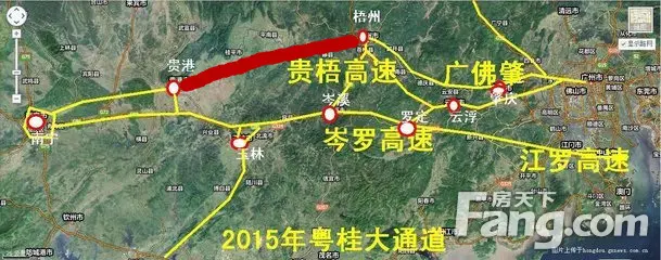 据悉,贵港至梧州的高速公路近期通车,主线全长198公里,设计时速为100
