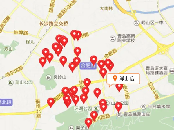 例:浮山后商圈