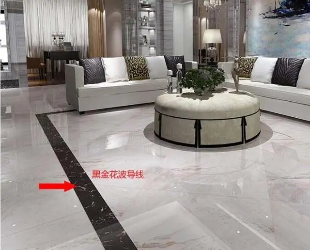 还傻傻的用800*800的地砖满铺吗?现在流行这样装!