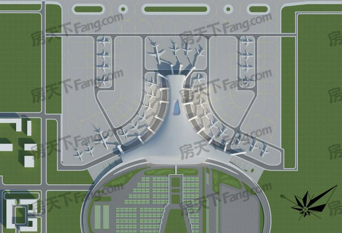 湛江国际机场航站楼平面图
