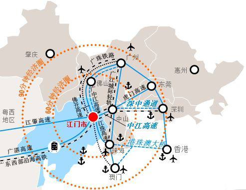 融入粤港澳桥头堡 江门"东大门"发展大提速