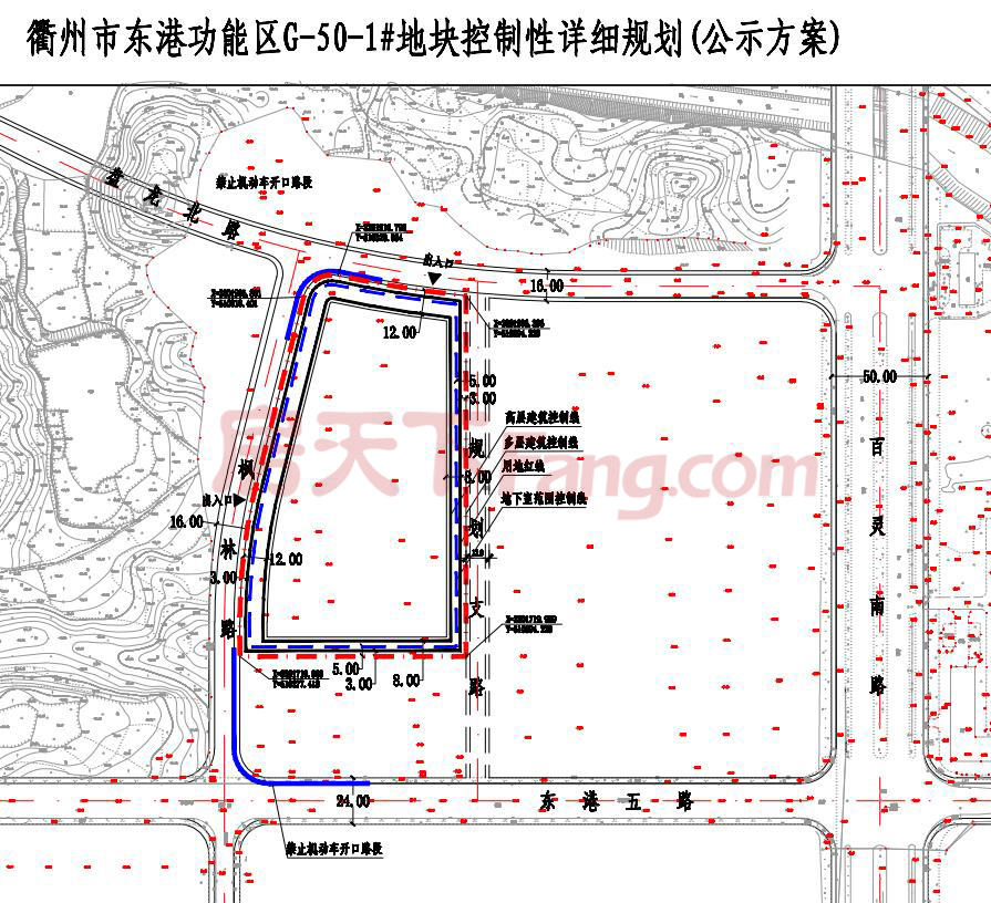 东港功能区今年第四宗土地规划公示 规划为住宅用地