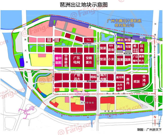 听说琶洲今天又卖地了?贴心奉上电商巨头们的势力分布