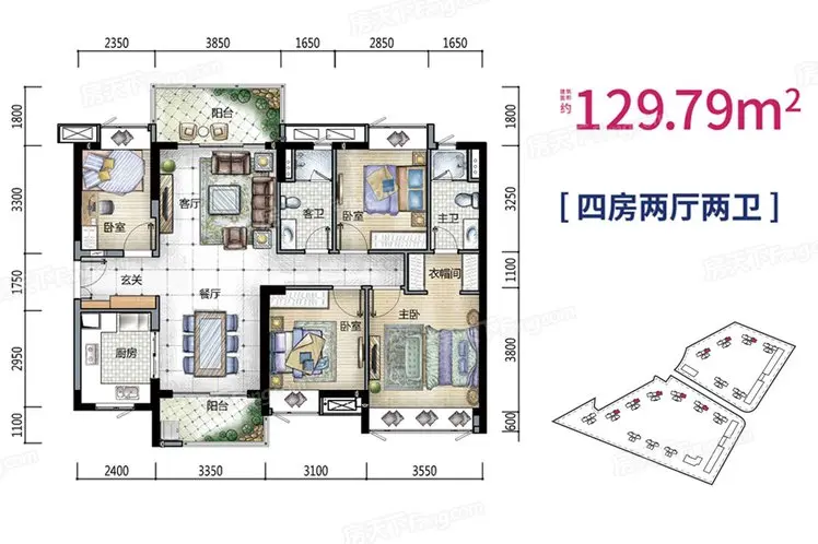 火速围观:时代春树里户型图新鲜出炉