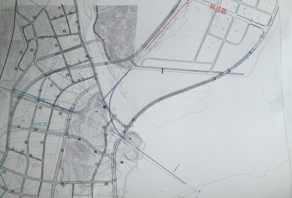 附  图:宁德汽车基地项目铁路专用线拟选址用地位置图.