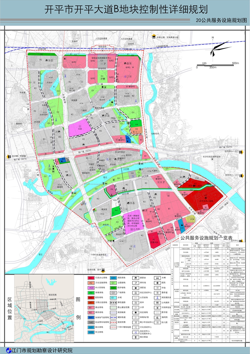 控制性详细规划出炉!开平市开平大道b地块未来将这样发展