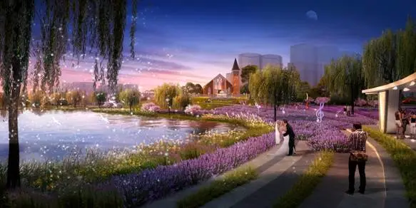 柳梢堰湿地公园,展开德阳生态建设新画卷
